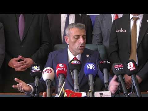 Yenilik Partisi Genel Başkanı Öztürk Yılmaz, basın açıklaması yapıyor / Ankara #Canlı