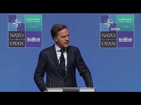NATO Genel Sekreteri Mark Rutte, NATO Ankara Zirvesi öncesinde basın toplantısı düzenliyor #Canlı
