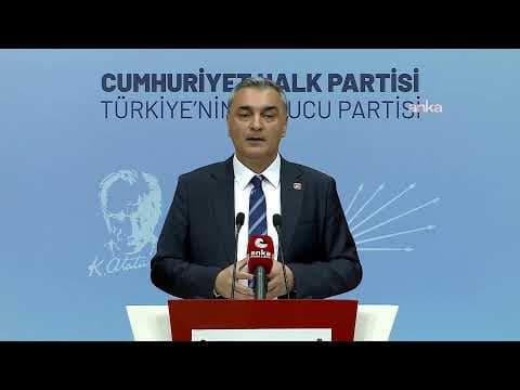 CHP Sözcüsü Müslim Sarı, MYK gündemiyle ilgili basın açıklaması yapıyor #Canlı