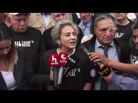 Öldürülen gazeteci Hakan Tosun'la ilgili davanın duruşması ardından açıklama yapılıyor