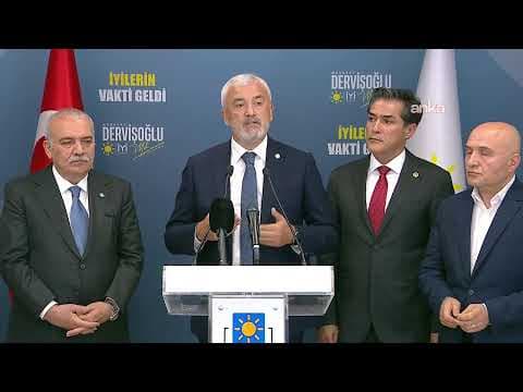 İYİ Parti Sözcüsü Buğra Kavuncu, parti genel merkezinde basın açıklaması yapıyor #Canlı