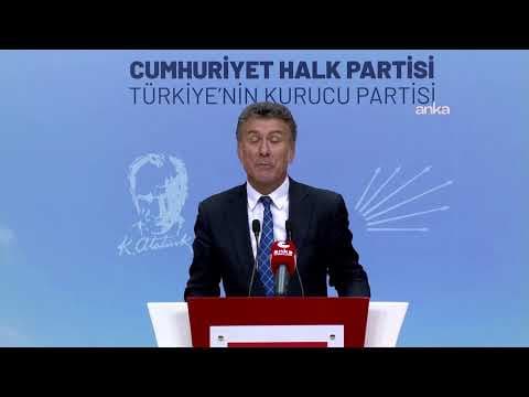 CHP Genel Başkan Yardımcısı Orhan Sarıbal, parti genel merkezinde basın toplantısı düzenliyor #Canlı
