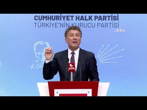 CHP Genel Başkan Yardımcısı Orhan Sarıbal, basın toplantısı düzenliyor / Ankara #Canlı