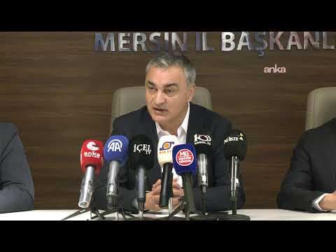 CHP Sözcüsü Müslim Sarı, partisinin Mersin İl Başkanlığı'nda basın toplantısı yapıyor #Canlı