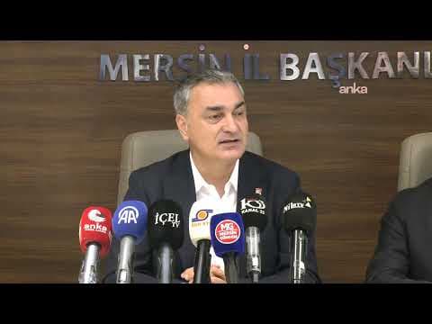 CHP Sözcüsü Müslim Sarı, partisinin Mersin İl Başkanlığı'nda basın toplantısı yapıyor #Canlı