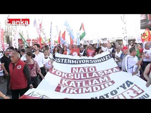 Siyasi partiler, emek ve meslek örgütleri NATO'ya karşı açıklama yapıyor #Canlı
