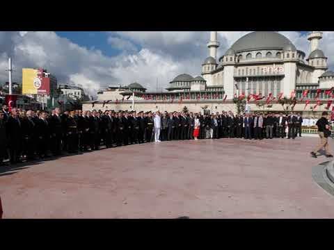 30 Ağustos Zafer Bayramı dolayısıyla Taksim Cumhuriyet Anıtı'nda tören düzenleniyor #Canlı