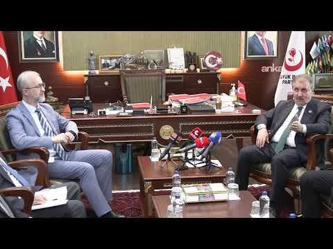 Mustafa Destici, Ukrayna'nın Ankara Büyükelçisi Nariman Celalov ile açıklama yapıyor #Canlı