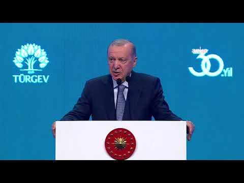 Cumhurbaşkanı Erdoğan, TÜRGEV 30. kuruluş yıl dönümü programında konuşuyor #Canlı