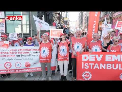 Dev Emekli Sen İstanbul Şubeleri, Şirinevler Meydanı'nda açıklama yapıyor #Canlı