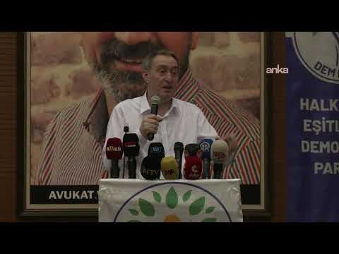 DEM Parti Eş Genel Başkanı Tuncer Bakırhan, Şanlıurfa'daki halk toplantısında konuşuyor #Canlı