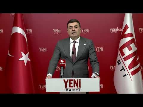 YENİ Parti Sözcüsü Zeynel Emre, parti genel merkezinde basın açıklaması yapıyor #Canlı