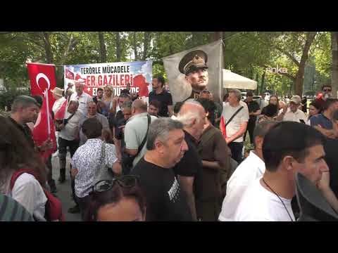 Zafer Partisi Genel Başkanı Ümit Özdağ, TBMM’ye yürümek isteyen gazileri ziyaret etti /Ankara #Canlı