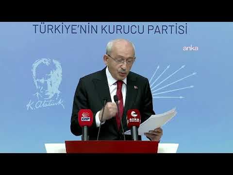 CHP Genel Başkanı Kemal Kılıçdaroğlu basın açıklaması yapıyor #Canlı