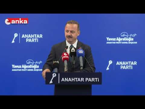 Anahtar Parti Genel Başkanı Yavuz Ağıralioğlu, basın toplantısı düzenliyor / Ankara #Canlı