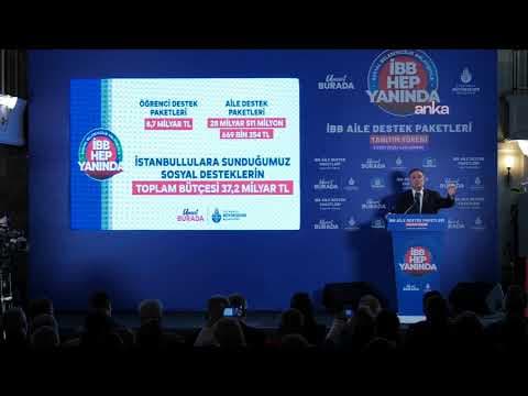 İBB Başkanvekili Nuri Aslan, “Aile Destek Paketi”ni kamuoyuna açıklıyor / İstanbul #Canlı