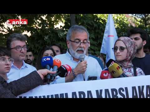 DİSK Sosyal-İş üyesi olduğu için işten atılan Prof. Bülent Bilmez için açıklama yapılıyor #Canlı