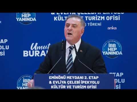 İBB Başkan Vekili Nuri Aslan, İpekyolu Kültür ve Turizm Ofisi'nin açılışında konuşuyor #Canlı