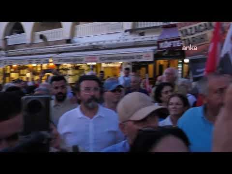 Adalar Belediye Başkanı Ali Ercan Akpolat'ın gözaltına alınması protesto ediliyor / İstanbul #Canlı