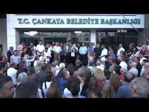Hüseyin Can Güner'in tutuklanması Çankaya Belediyesi önünde prostesto ediliyor #Canlı