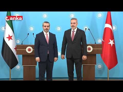 Hakan Fidan, Suriye Dışişleri Bakanı Esad Hasan Şeybani ile ortak basın toplantısı düzenliyor #Canlı