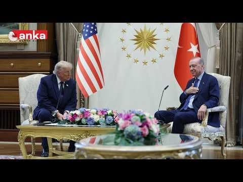 Cumhurbaşkanı Erdoğan ile ABD Başkanı Donald Trump ortak açıklama yapıyor / Ankara #Canlı