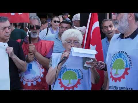 Emekli Sendikaları Platformu, İstanbul'da açıklama yapıyor #Canlı