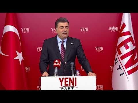 YENİ Parti Sözcüsü Zeynel Emre, parti genel merkezinde basın açıklaması yapıyor / Ankara #Canlı
