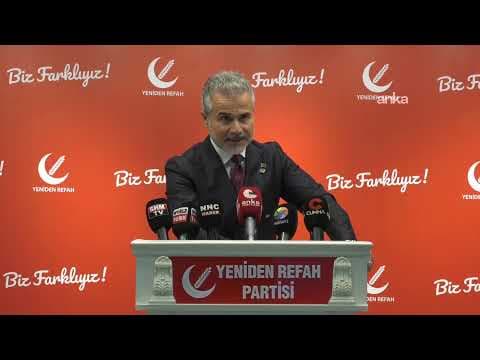 Yeniden Refah Partisi Genel Başkan Yardımcısı Suat Kılıç, basın toplantısı düzenliyor #Canlı