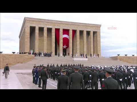 Cumhurbaşkanı Erdoğan ve devlet erkanı Anıtkabir'de #Canlı