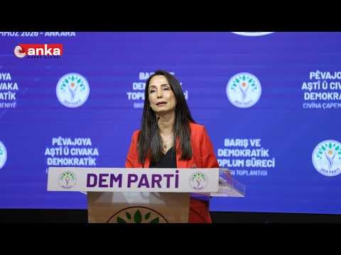 Tülay Hatimoğulları, barış ve demokratik toplum sürecindeki gelişmelere ilişkin açıklama yapıyor