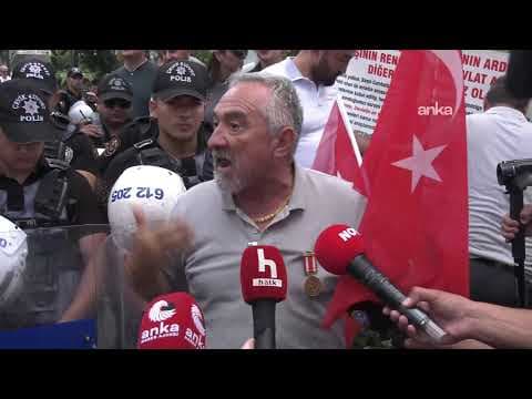 TBMM’ye yürümek isteyen gazilere polis ablukası/Ankara #Canlı