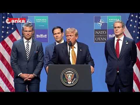 ABD Başkanı Donald Trump, basın toplantısı düzenliyor #Canlı