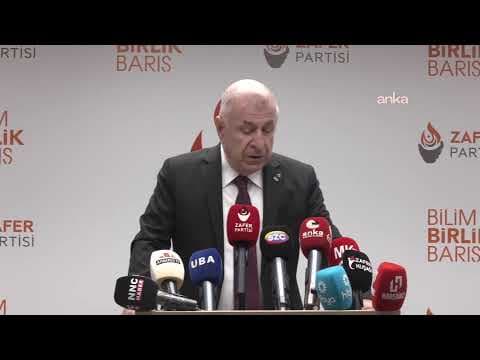 Zafer Partisi Genel Başkanı Ümit Özdağ, basın toplantısı düzenliyor #Canlı