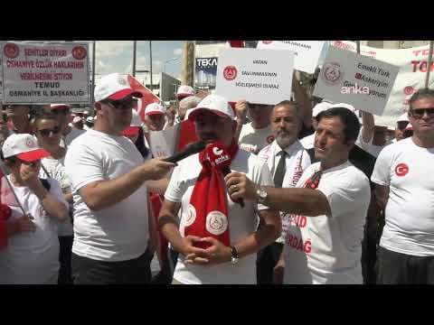 Türkiye Emekli Uzman Erbaşlar Derneği Ulus Meydanı'nda basın açıklaması yapıyor #Canlı
