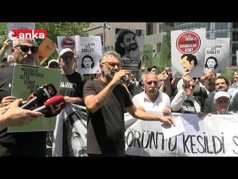 Gazeteci Hakan Tosun'un öldürülmesiyle ilgili davanın duruşması öncesinde açıklama yapılıyor #Canlı