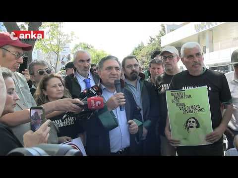 Gazeteci Hakan Tosun'un öldürülmesiyle ilgili davanın duruşması sonrasında açıklama yapılıyor #Canlı