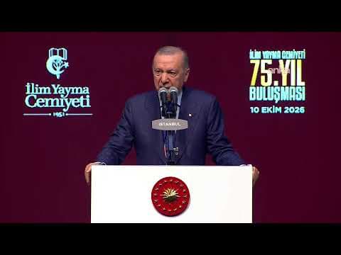 Cumhurbaşkanı Erdoğan, İlim Yayma Cemiyeti 75. Yıl Buluşması'nda konuşuyor #Canlı