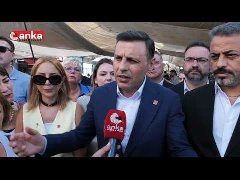 Özgür Çelik, Ümraniye'de pazar ve esnaf ziyaretinin ardından açıklama yapıyor #Canlı