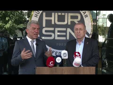 Zafer Partisi Genel Başkanı Ümit Özdağ, Hürriyetçi Sendikalar Konfederasyonu'nu ziyaret etti #Canlı