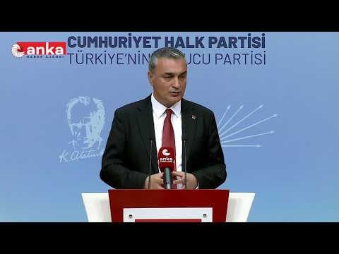 CHP Sözcüsü Müslim Sarı, MYK gündemiyle ilgili açıklama yapıyor #Canlı