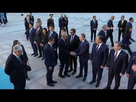 Kazakistan Cumhurbaşkanı Kasım Cömert Tokayev resmi törenle karşılanıyor #Canlı