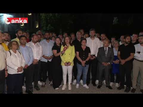 Hüseyin Can Güner'in tutuklanmasının ardından Ankara Adliyesi önünde açıklama yapılıyor #Canlı