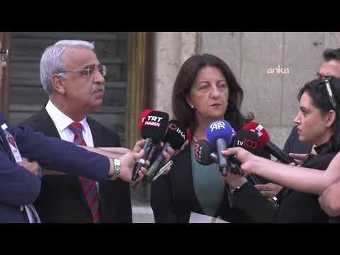 DEM Parti İmralı Heyeti, Cumhurbaşkanı Erdoğan ile görüşmek üzere TBMM'den ayrılıyor #Canlı
