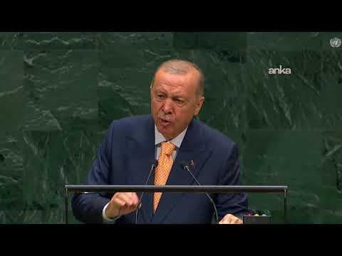 Cumhurbaşkanı Erdoğan, Birleşmiş Milletler Genel Kurulu'nda konuşuyor / New York #Canlı