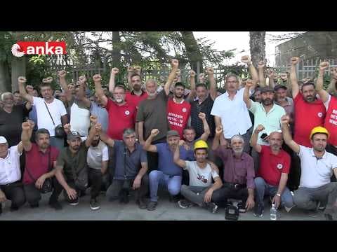 Madenciler, Enerji ve Tabii Kaynaklar Bakanlığı önünde açıklama yapıyor #Canlı