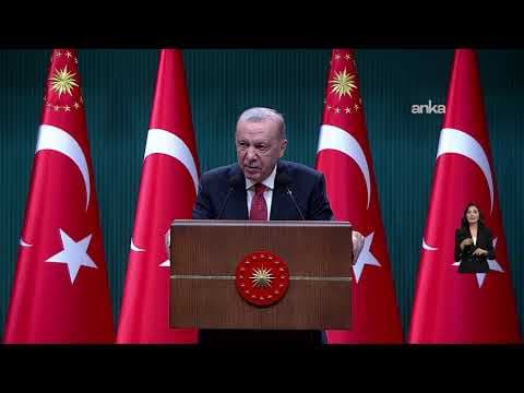 Cumhurbaşkanı Erdoğan, Kabine Toplantısı'nın ardından açıklama yapıyor / Ankara #Canlı