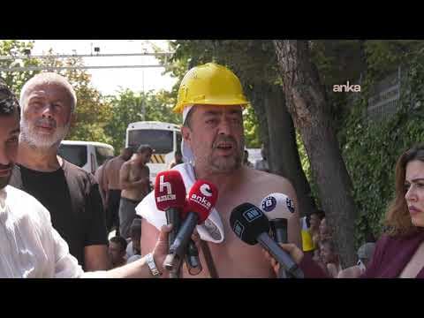 Bağımsız Maden-İş Sendikası üyesi madenciler, Enerji ve Tabii Kaynaklar Bakanlığı önünde #Canlı