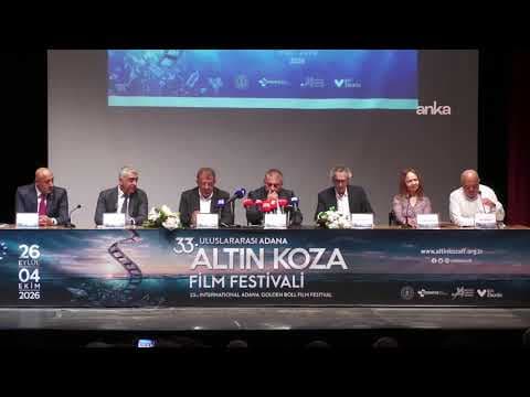 33.Uluslararası Adana Altın Koza Film Festivali Basın Toplantısı  #Canlı