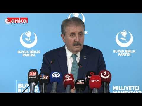 BBP Genel Başkanı Mustafa Destici, basın toplantısı düzenliyor #Canlı